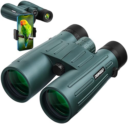 18x56 UHD Binoculars for Adults High Powered with Upgraded Phone Adapter, Wide Field of View Binoculars with Clear Low Light Vision, Lightweight Waterproof Binocular for Bird Watching Travel Cruise