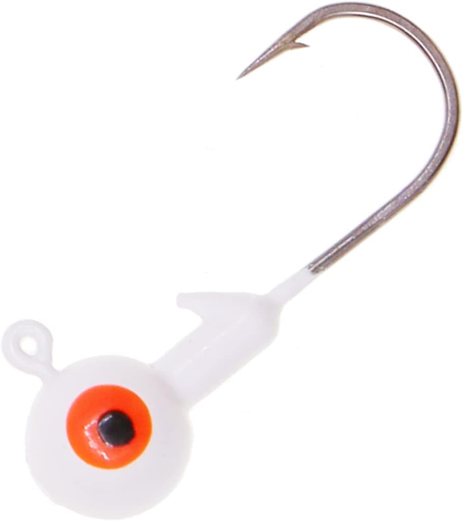 Fishing Lures Jig Heads,Ball Heads 1/32oz-1oz,Sharp Fishing Hooks for Freshwater or Saltwater