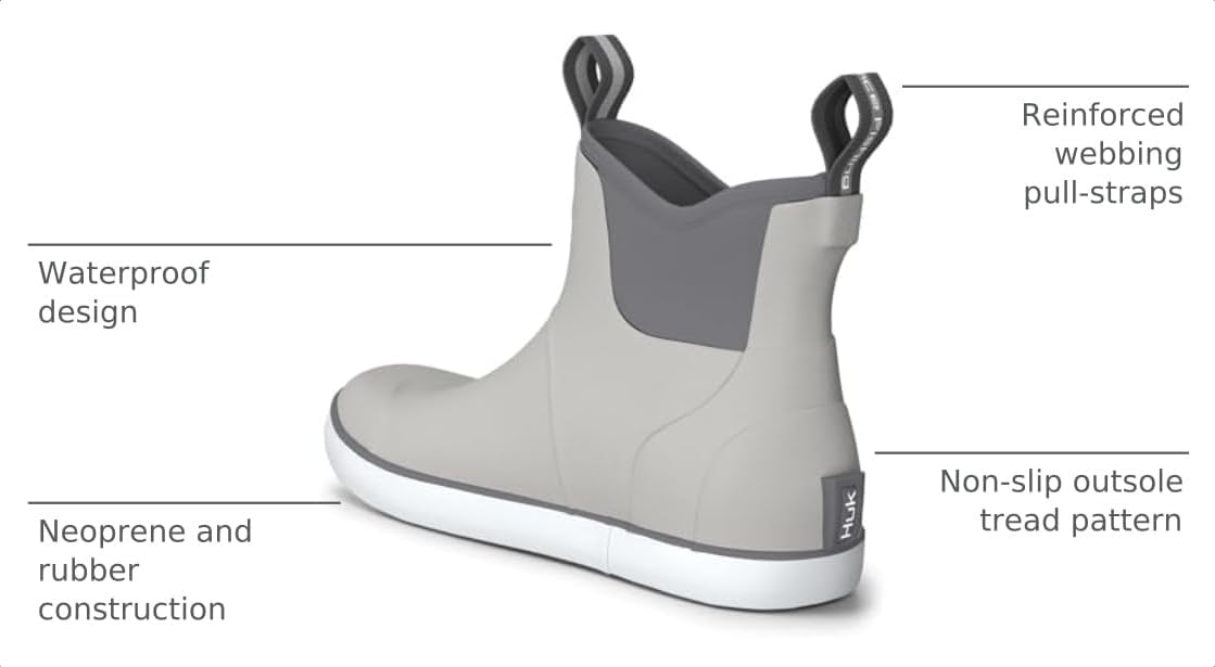 HUK mens Rogue Wave Shoe, High-performance Fishing & Deck Boot