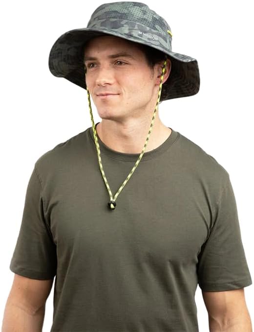 MISSION Cooling Anywhere Boonie Hat - Unisex Wide-Brim Hat for Men & Women - Cools Up to 2 Hours - UPF 50 Sun Protection