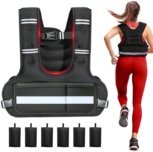 Weighted Vest for Women & Men with U-Shaped Breathable Design