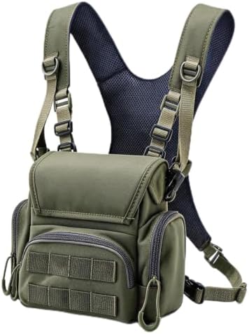 Binocular Harness Chest Pack - Bino Harness Hunting Chest Rig with Pocket