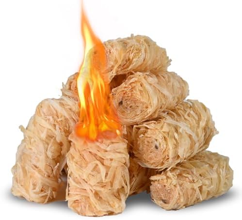 Natural Fire Starters for Grills: Premium Waterproof Quick Firestarters