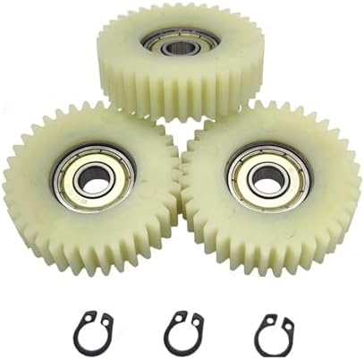 Rqhddpeij E Bike Motor Gear 47.5x13.5mm Planetary Gear 36 Teeth Gears with 8mm Bearings Wheel Hubs Electric Bike Nylon Gear Compatible with Bafang Motor E-Bike Parts