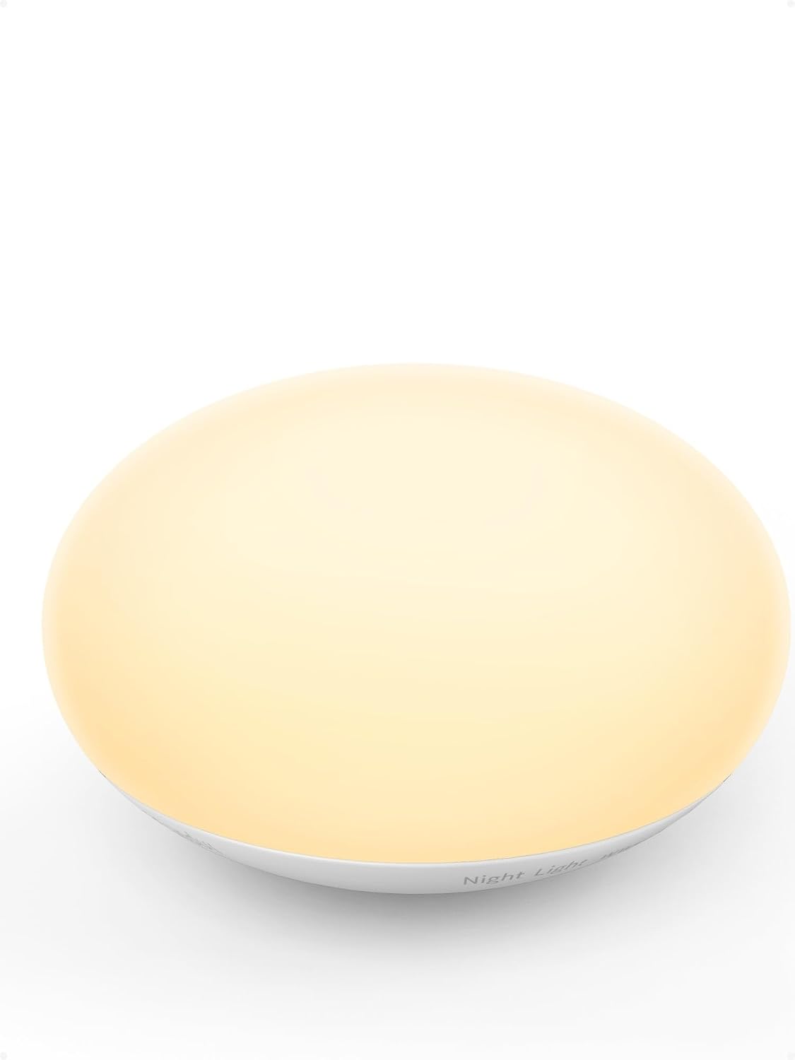 EASZZZ Baby Night Light, Egg Light for Nursery, Flip Design Touch Lamp