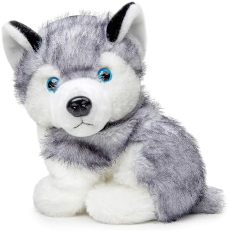 Funny Husky Rock Climbing Chalk Bag, Fun Animal Plush Chalk Bag for for Indoor & Outdoor Climbing for Climbers