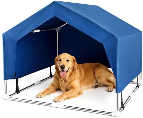 Dog Tent for Outside, Dog Shade for Medium Dogs, Pet Shelter for Indoor