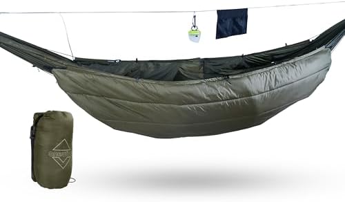 onewind Camping Hammock Underquilt, 3 Season Hammock Insulation, OD Green
