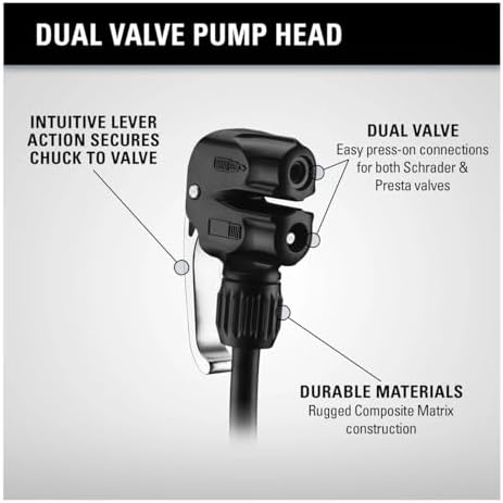 LEZYNE Dual Valve Alternative Bicycle Pump Head