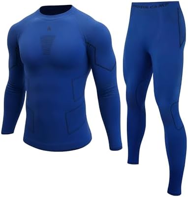 Pioneer Camp Thermal Underwear for Men Long Johns Quick Drying Top and Bottom Set Warm Base Layer Mens Cold Weather Skiing