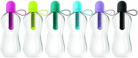 Bobble Classic Water Bottle, Filtered Water, BPA-Free Reusable Bottle, Soft Touch Carry Cap with Replaceable Carbon Filter for Sustainable Water and Hydration 18.5 oz (Lavender)
