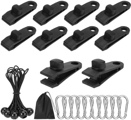30PCS Tarp Clips Heavy Duty Lock Grip Set