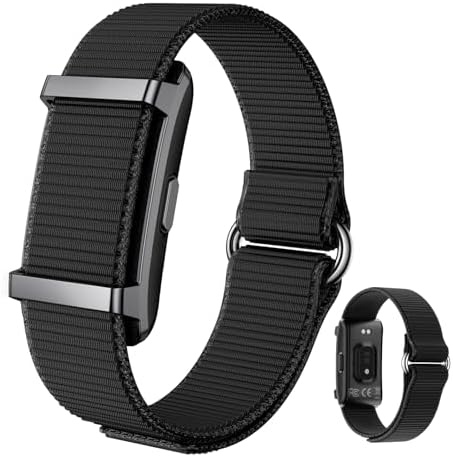 Smart Bracelet Fitness Trackers for Men Women, Smart Watch 24/7 Heart Rate Sleep Stress HRV Monitor, 170+ Sports Modes, 2 Bands, Free APP