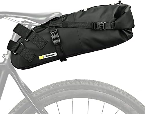 Rhinowalk Waterproof Bike Saddle Bag 10L - Under Seat Storage for Mountain Road Biking and Commuting Trips