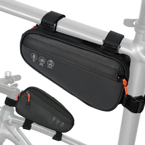 Bike Frame Bag, 3-in-1 Waterproof Top Tube Triangle Storage Pouch