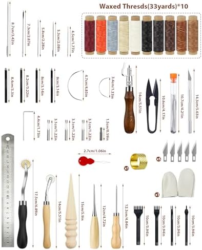 Leather Working Tools for Beginners: Professional Leather Tools with Punch