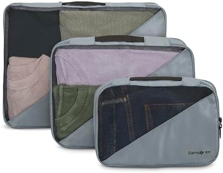 Samsonite 3-Piece Compression Packing Cube Set, State Blue