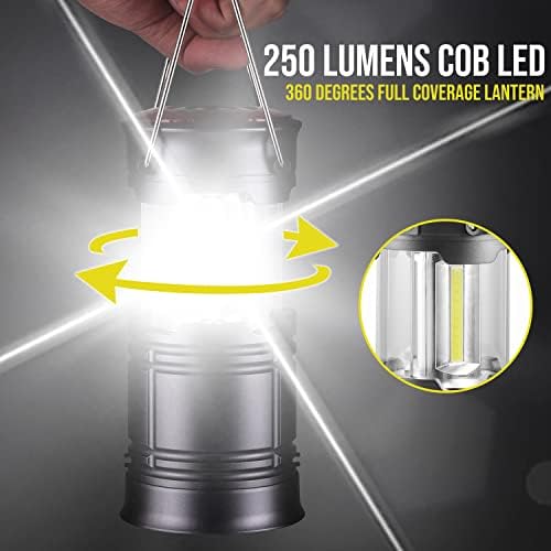 Lichamp 4 Pack LED Camping Lanterns, F4GY