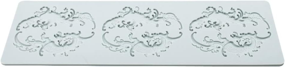Hollow Leaf Silicone Molds Lover Heart Chocolate Molds Geometry 3D Silicone Mould Chocolate Candy Leaf Mold Sugar Craft Cake Decoration Cupcake Top (J_Dragon_14.4 * 5 * 0.12inch)