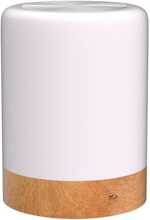 UNIFUN Bedside Touch Lamp Rechargeable Dimmable RGB LED Table Night Light