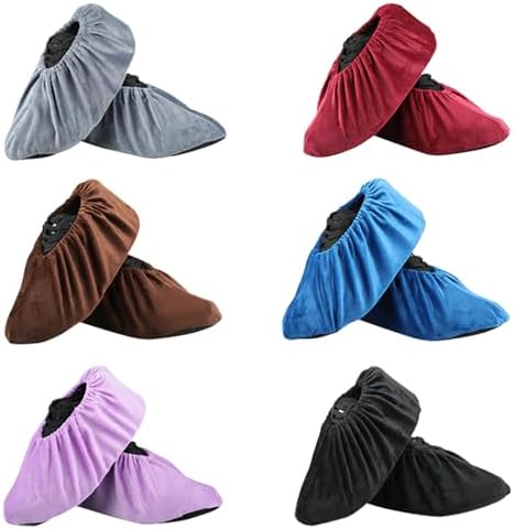 6 Pairs Non Slip Reusable Shoe Covers