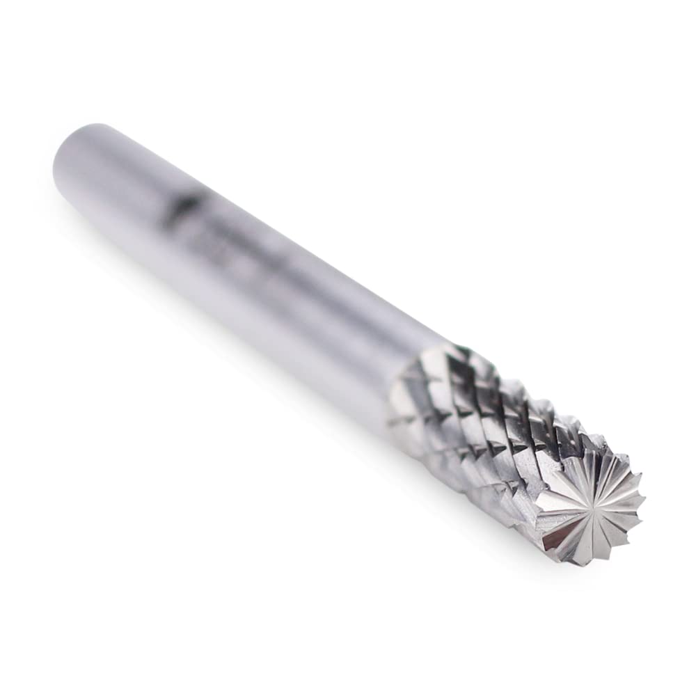 BHA Tungsten Carbide Burr, Double Cut 1/4" Shank