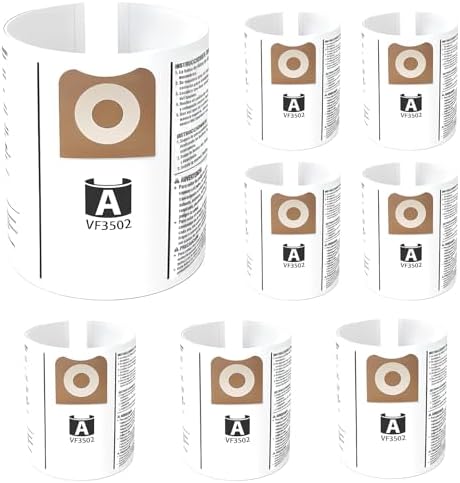 20 Pack VF3502 Replacement Bags for Rigid 12-16 Gal Wet Dry Vacuum