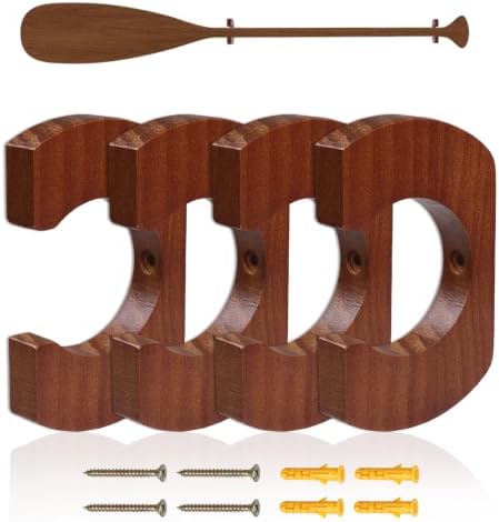 Wooden Paddle Hold Hanger Paddle Racks Wall Storage Paddle hanger
