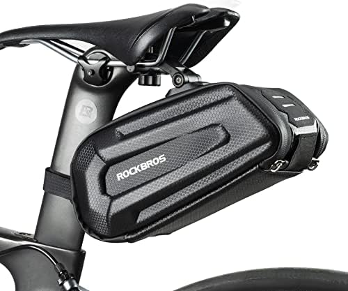 ROCKBROS Bike Saddle Bag Under Seat 3D Hard Shell Bicycle Seat Bag 1.7L