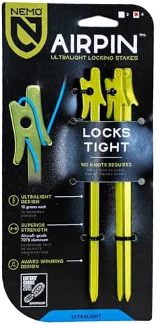 NEMO Equipment Airpin Tent Stakes - One Color - 4-Pack