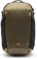 Peak Design Outdoor Backpack 18L, Kelp, Compact and Lightweight Frameless Daypack, 270-Degree Rear Zip, Ideal for Day Hikes, Hydration, Camera Carry & Commuting, Versatile Backpack for Men and Women