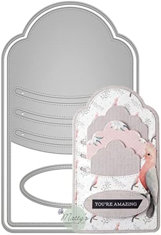 Matty's Crafting Joy Stitched Slot Tag Die Cut, Set of 3