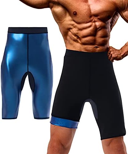 Men Sauna Pants Sweat Leggings Slimming Tights Heat Trapping Suit