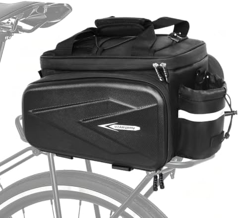 NDakter Bike Rear Rack Bag, 20L Waterproof Insulated Cooler Bag