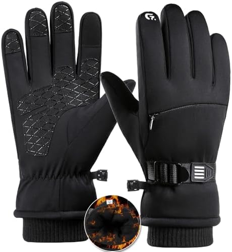 Winter Gloves for Men Women, Cold Weather Gloves for Skiing Snow Glove, Thermal Waterproof Gloves Windproof Warm Gloves for Outdoor Running,Cycling,Hiking, Driving, Freezer Work