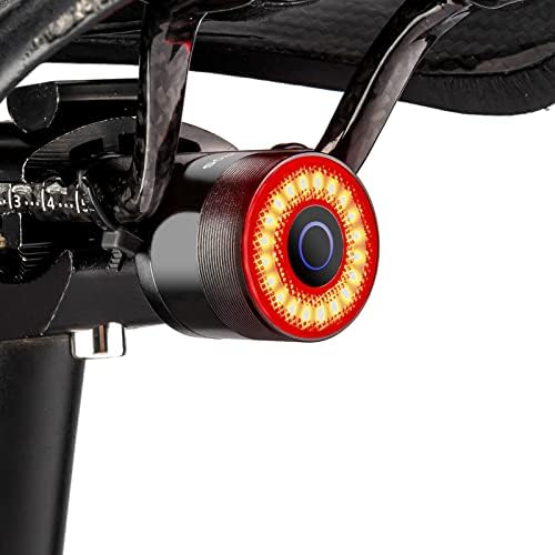 ROCKBROS Bike Tail Light Rechargeable Auto On Sensor Off IPX6 Waterproof