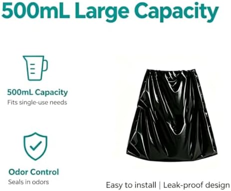 Refill Bags Dry Flush Toilet - 60 Uses -Blue