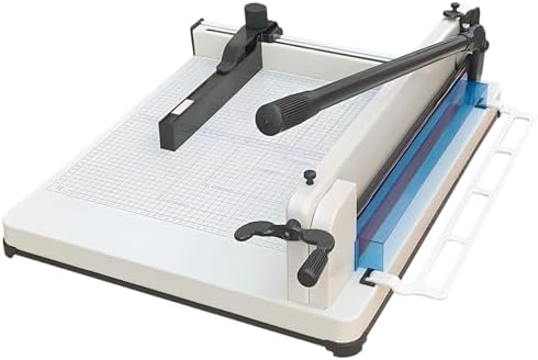 Heavy Duty Paper Cutter 17", Guillotine A3 Paper Cutter, 500 Sheets Capacity Paper Trimmer, Double Safety Protection Durable HSS Blade for Cutting Paper