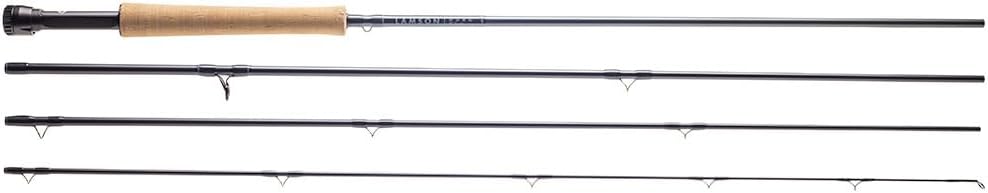 LAMSON Guru Medium Fast Action Fly Fishing Rod, All-Water 9' 4-piece w/Tube