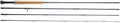 LAMSON Guru Medium Fast Action Fly Fishing Rod, All-Water 9' 4-piece w/Tube