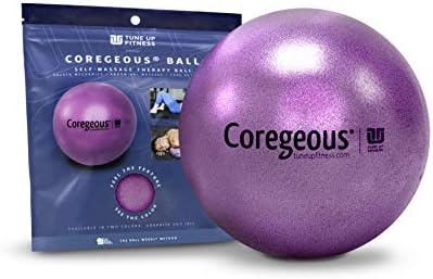 Tune Up Fitness – Coregeous Ball | Psoas Release Tool, Abdominal, Belly & Lower Back Release | Core Ball, Exercise Ball for Low Back, Stress & Digestive Relief, Improved Breathing & Sleep (Iris)