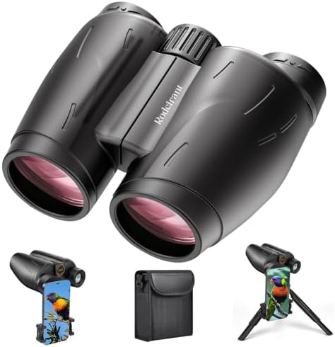 HD Binoculars 25x30 for Adults with Phone Adapter,Tripod and Tripod Adapter