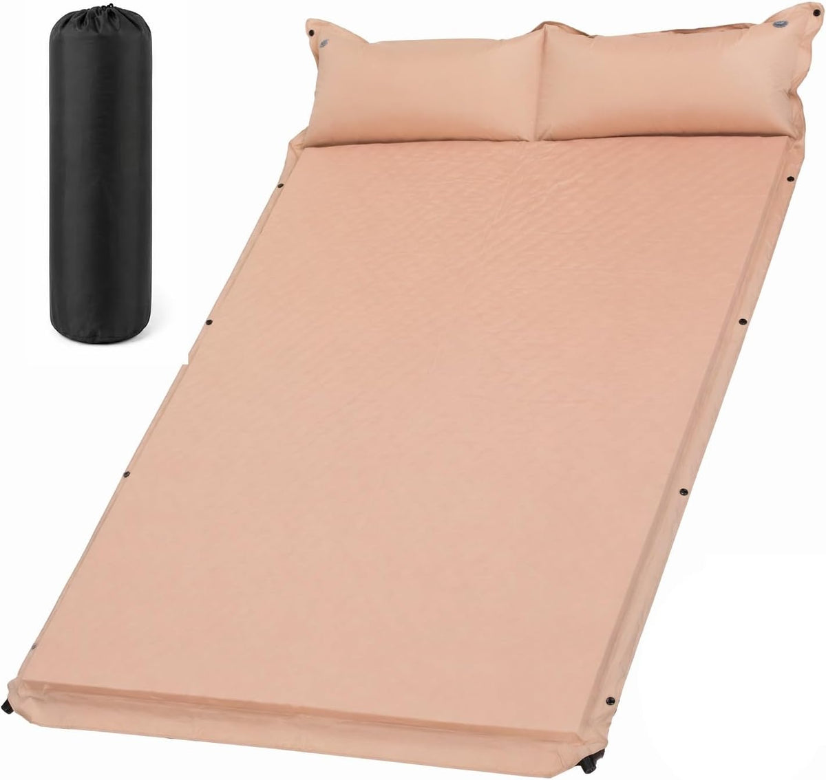Abahub Self Inflating Sleeping Pad with Pillow, 2 Person, Green