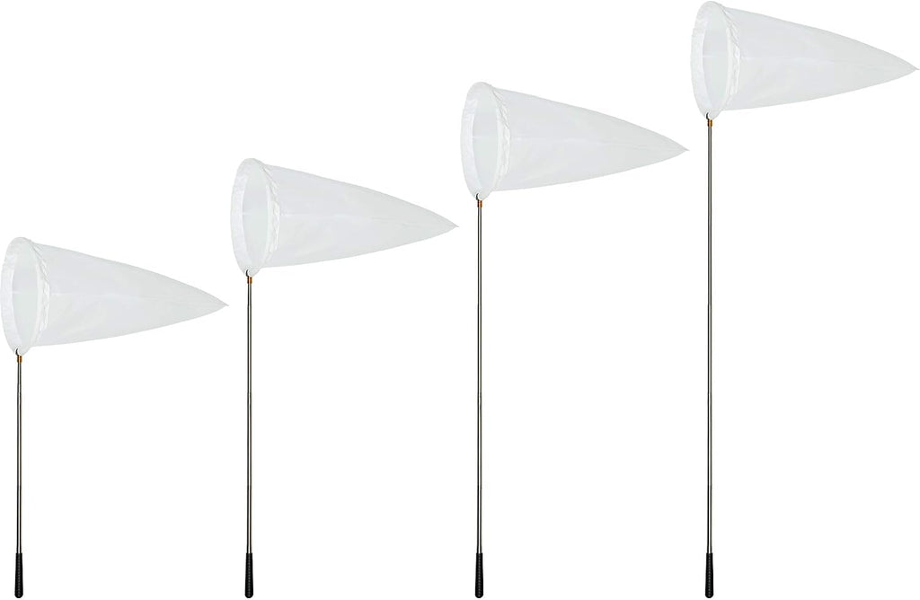 RESTCLOUD Insect and Butterfly Net with 12" Ring, 24" Net Depth, Handle Extends to 59 Inches