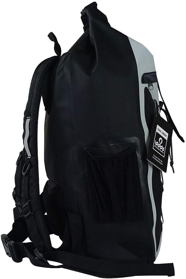 Oak Creek Canyon Falls 30L Dry Bag Backpack. Premium Waterproof Backpack with Padded Shoulder Straps. PVC Construction. Keep Your Gear Dry