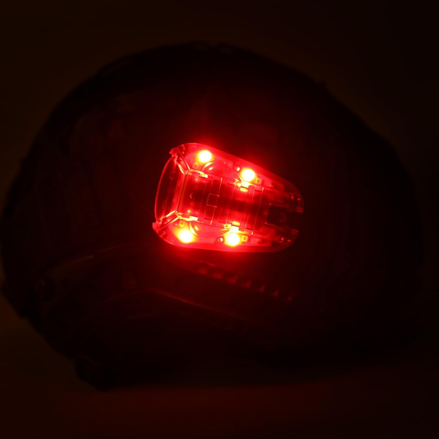 Tactical Helmet Light,4 Modes Visible LED IR Constant-on/Strobe,Waterproof Ladybird Lamp Survival Signal Light for Outdoor Sports Survival Signal Light,1*CR123A Battery Included.