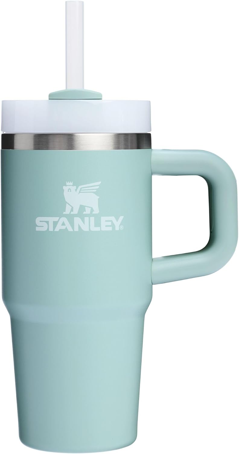 STANLEY Quencher H2.0 Tumbler with Handle and Straw 30 oz | Flowstate 3-Position Lid | Cup Holder Compatible for Travel | Insulated Stainless Steel Cup | BPA-Free | Rose Quartz 2.0
