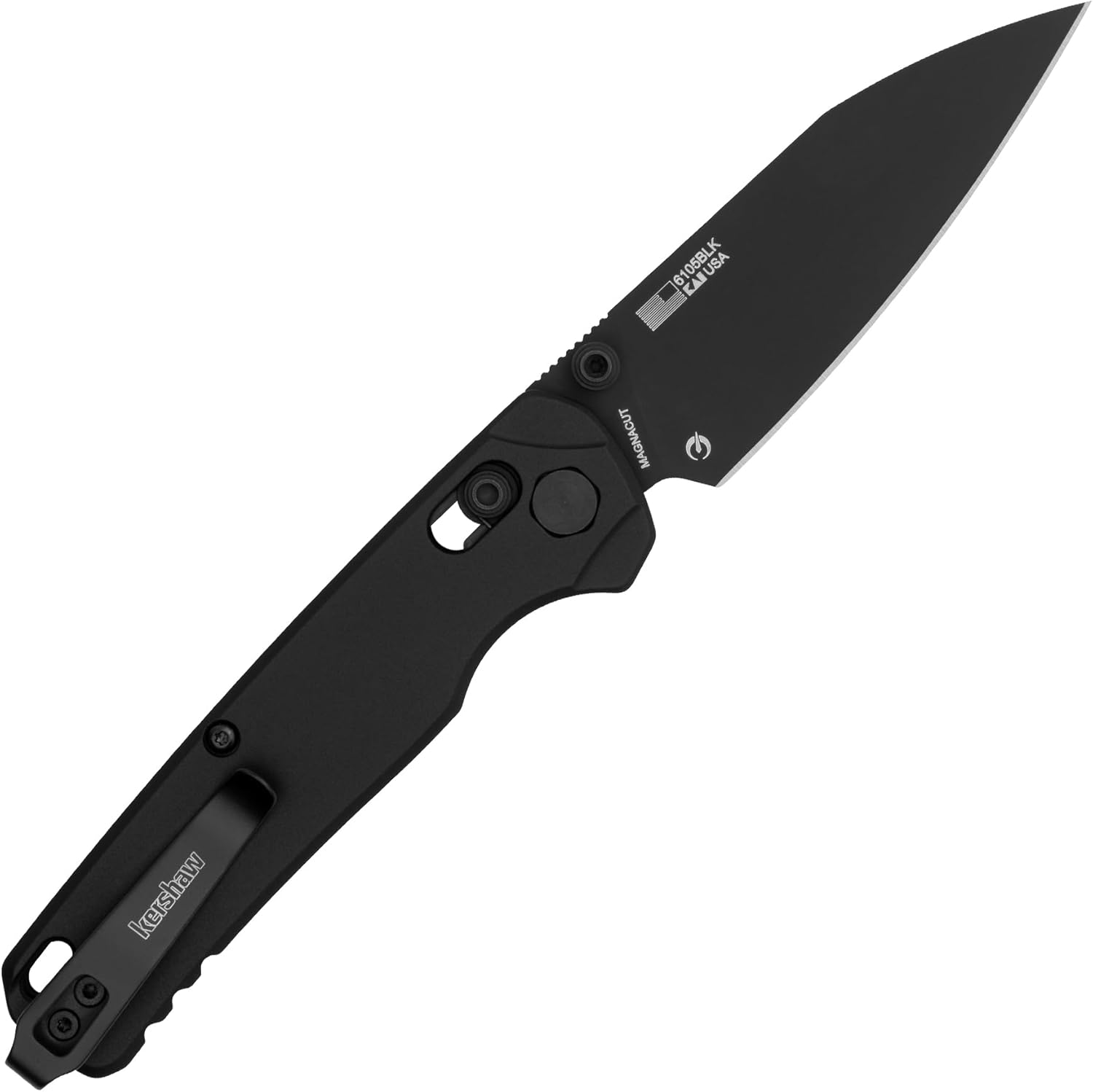 Kershaw Bel Air Pocket Knife, Made in The USA, 3.1 inch CPM MagnaCut Steel Blade, EDC Design, Duralock Locking Mechanism, Manual Folder, Pocketclip