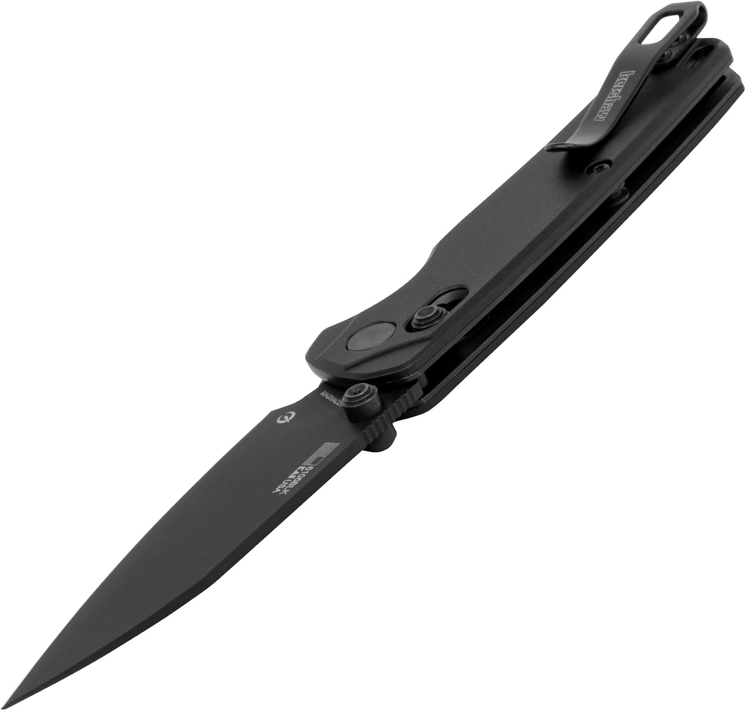 Kershaw Bel Air Pocket Knife, Made in The USA, 3.1 inch CPM MagnaCut Steel Blade, EDC Design, Duralock Locking Mechanism, Manual Folder, Pocketclip