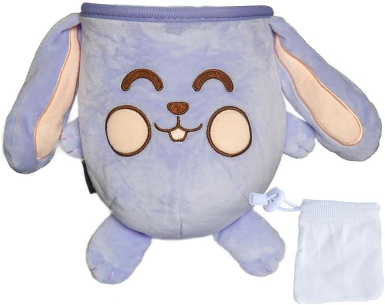 Chalk Bag for Rock Climbing - Bouldering Chalk Bucket with Quick-Clip Belt, Zipper Pocket and Brush Holder (Rabbit)